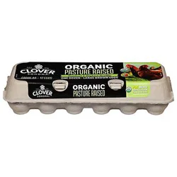 Clover Organic Pasture Raised Eggs - 12 Count