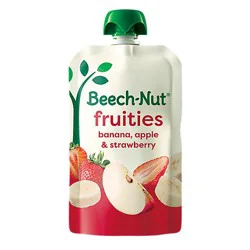 Beech-Nut Fruities Stage 2 Banana Apple & Strawberry Baby Food - 3.5 Oz