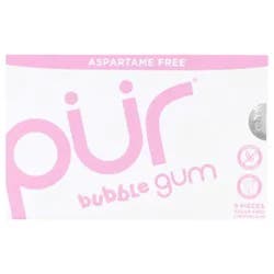Pur Bubble Gum Aspartame Free Sugar Free - 9 Count
