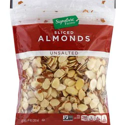 Signature Select/farms Unsalted Sliced Almonds - 10 Oz