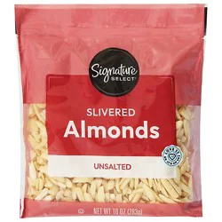 Signature Select/farms Unsalted Slivered Almonds - 10 Oz