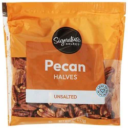 Signature Select/farms Pecan Halves - 8 Oz