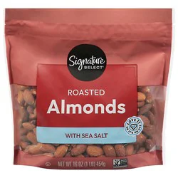Signature Select/farms Almonds With Sea Salt - 16 Oz