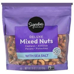 Signature Select/farms Deluxe Mixed Nuts With Sea Salt - 16 Oz