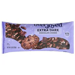 Overjoyed Chocolate Chunks Extra Dark - 11.5 Oz