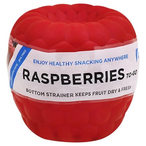 slide 1 of 1, Hutzler Raspberries To Go Container - Each, 1 ct