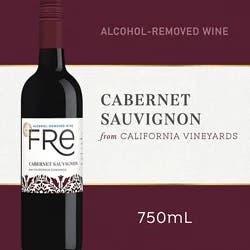 Fre Cabernet Wine Alcohol Removed Sauvignon Red Wine Bottle - 750 Ml
