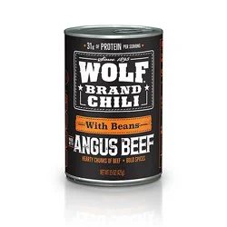 Wolf Brand Angus With Beans Chili - 15 Oz