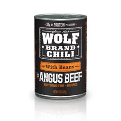 Wolf Brand Angus With Beans Chili - 15 Oz