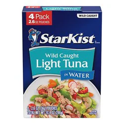 Starkist Tuna Chunk Light In Water - 4-2.6 Oz