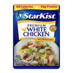 Starkist Premium White Chicken Pouch - 2.60 Oz