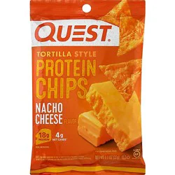 Quest Protein Chips Tortilla Style Nacho Cheese - 1.1 Oz