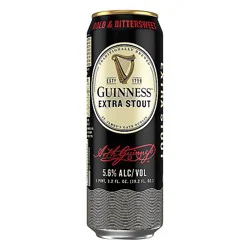 Guinness Stout Extra In Cans - 19.2 Fl. Oz.