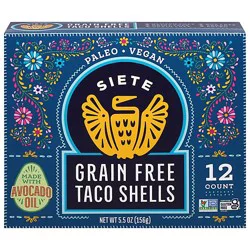 Siete Grain Free Taco Shells - 12 Count