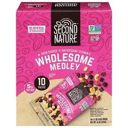 Second Nature Trail Mix Wholesome Medley - 10-1.5 Oz