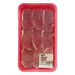 Pork Loin Center Cut Chops Boneless Value Pack - 2.75 Lbs