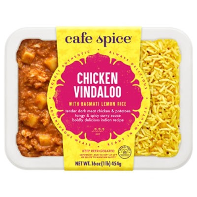 slide 1 of 1, Cafe Spice Chicken Vindaloo - 16 Oz, 16 oz
