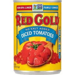 Red Gold Tomatoes Diced No Salt Added - 14.5 Oz