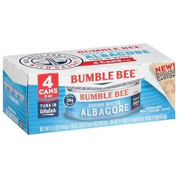 Bumble Bee Tuna Premium Chunk White Albacore In Water - 4-5 Oz