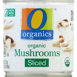 O Organics Mushrooms Sliced - 4 Oz
