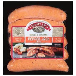 Hemplers Pepper Jack Cheese Smoked Sausage - Lb
