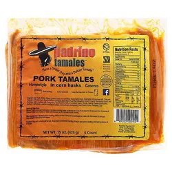 Padrinos Pork Tamale - 15 Oz