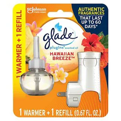 Glade Plugins Hawaiian Breeze Scented Oil Air Freshener Refill - 1.34 Oz