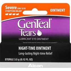 Genteal Tears Eye Ointment Lubricant Night Time Severe Dry Eye - 0.12 Fl. Oz.