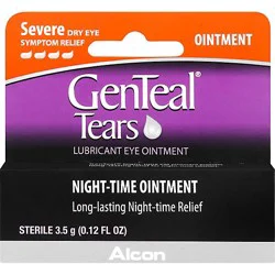 Genteal Tears Eye Ointment Lubricant Night Time Severe Dry Eye - 0.12 Fl. Oz.