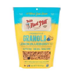 Bobs Red Mill Granola Homestyle Gluten Free Lemon Blueberry - 11 Oz