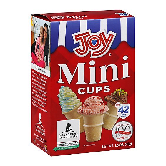 slide 1 of 1, Joy Ice Cream Cups Mini 42 Count - 1.6 Oz, 1.6 oz