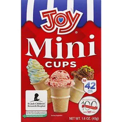 Joy Ice Cream Cups Mini 42 Count - 1.6 Oz