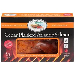 Cedar Bay Salmon Atlantic Cedar Planked Apple Wood Orange Ginger - 8 Oz