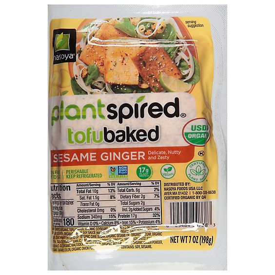 slide 1 of 11, Nasoya Baked Sesame Ginger Tofu - 7 Oz, 7 oz