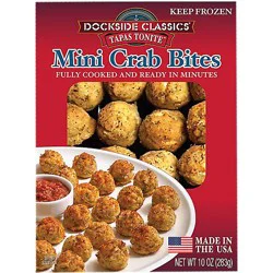 Dockside 20ct Mini Crab Bites - 10 Oz