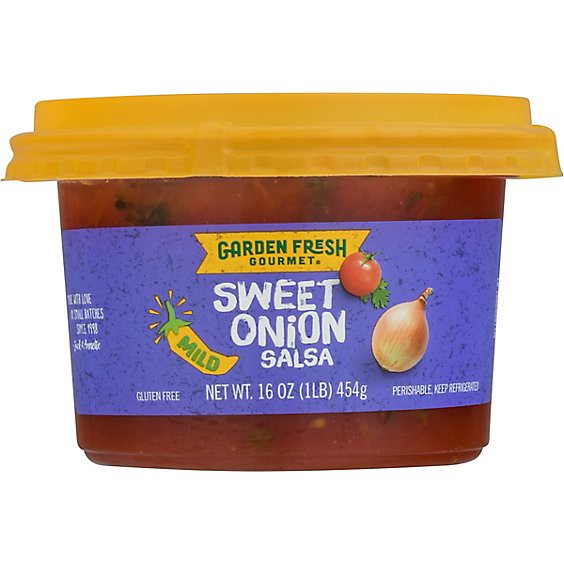 slide 1 of 13, Garden Fresh Gourmet Salsa Sweet Onion Mild - 16 Oz, 16 oz