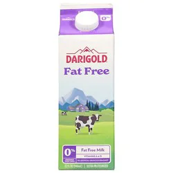 Darigold Milk Fat Free 0% Milkfat 1 Quart - 946 Ml
