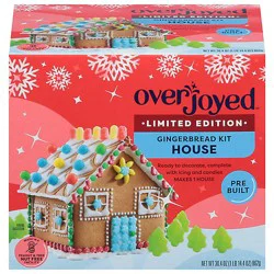 Overjoyed Pre-Built Gingerbread House Kit - 1 Each