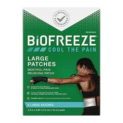 Biofreeze Menthol Pain Relieving Patches - 5 Count