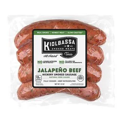 Kiolbassa Sausage Smoked Jalapeno Beef - 13 Oz