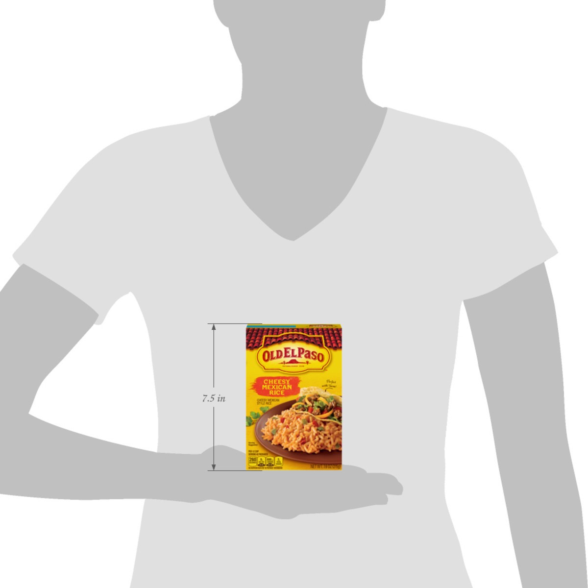 slide 6 of 12, Old El Paso Rice Cheesy Mexican Style - 7.6 Oz, 7.6 oz