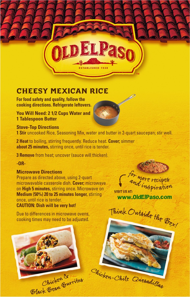 slide 4 of 12, Old El Paso Rice Cheesy Mexican Style - 7.6 Oz, 7.6 oz