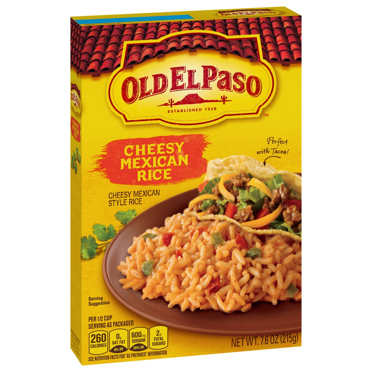 slide 7 of 12, Old El Paso Rice Cheesy Mexican Style - 7.6 Oz, 7.6 oz
