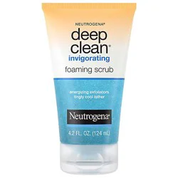 Neutrogena Deep Clean Invigorating Foaming Gel Face Scrub - 4.2 Fl. Oz.