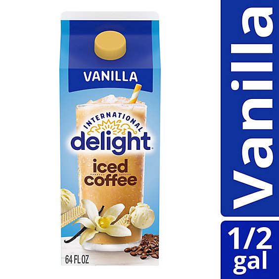 slide 1 of 1, International Delight Vanilla Iced Coffee - 64 Fl. Oz., 64 fl oz