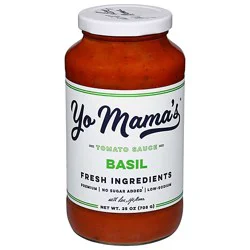 Yo Mamas Foods Tomato Sauce Bellisima Basil - 25 Oz