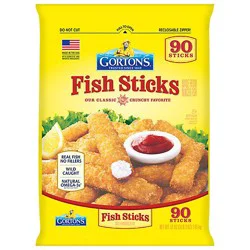 Gortons Fish Sticks Crunchy Breaded - 51 Oz