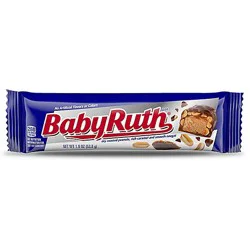 Baby Ruth Chocolatey Peanut Caramel Nougat Full Size Candy Bar - 1.9 Oz
