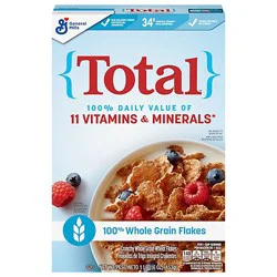 Total Cereal Wheat Flakes Crunchy Whole Grain - 16 Oz