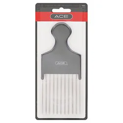 Ace Hair Pick Metal - Each